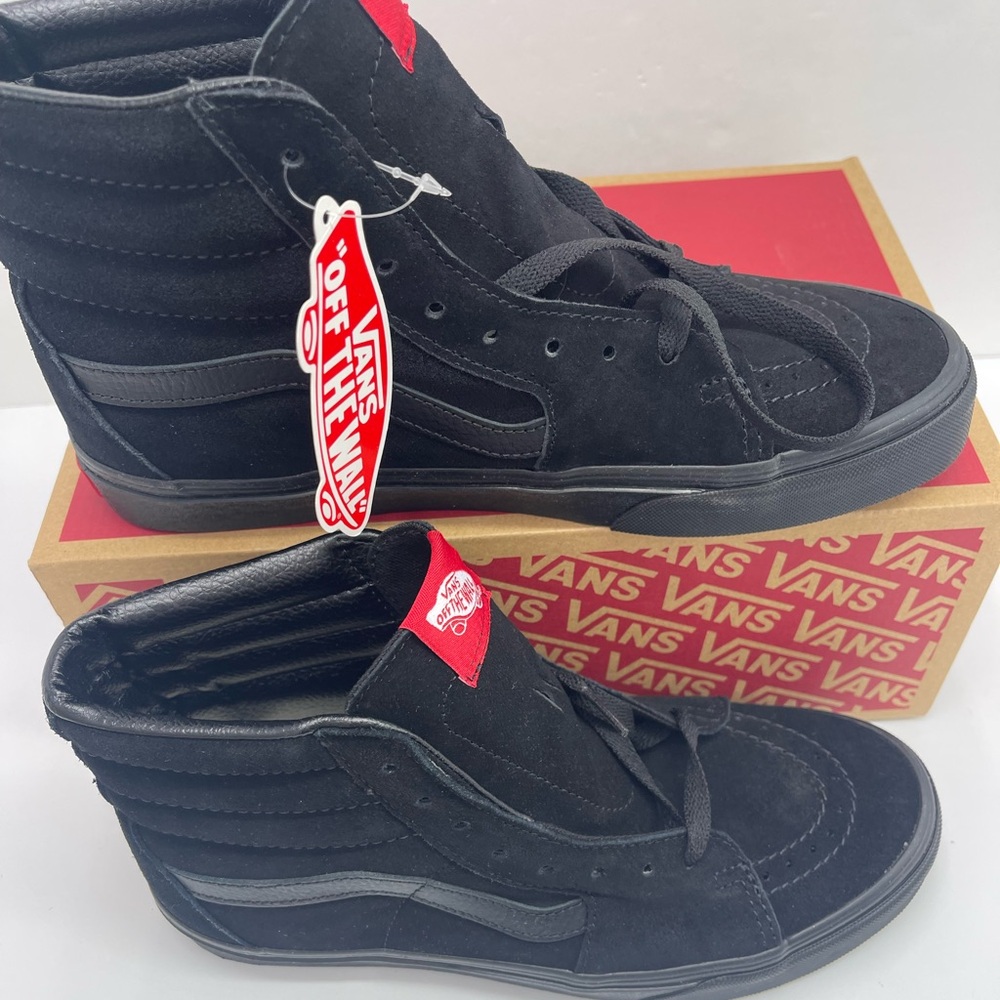 Vans Sk8-Hi 'Black Suede'
 Men's Black High-Top Sneakers - Picture 5 of 16